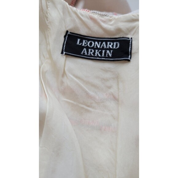 Rare Vintage 60s Leonard Arkin 2pc Linen Dress Suit VTG Size 12 (Modern 8?) - Picture 12 of 16